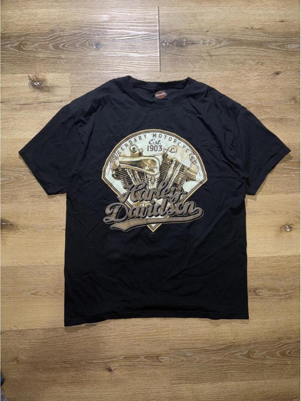 Harley Davidson Medellin Colombia Double Sided Graphic Tee Men’s Large